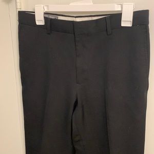 Michael Brandon slim fit black dress pants
